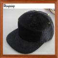 Sombrero caliente negro de la moda 5 Panel